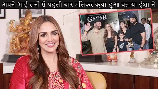 Sister Esha Deol Is All Smiles As She Re-lives Meeting Bhaiya Sunny Deol Very Time First At Gadar