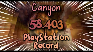 Minecraft Glide - Canyon 58.403 PlayStation Record - (First Record on the PS Vita?!)