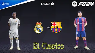 FC 24 - Real Madrid Vs Barcelona - LALIGA 2023/24 | PS5™ [4K60]