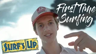 First time surfing! Vlog #4