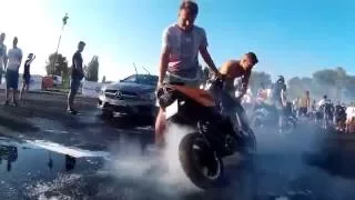 Scooter Weekend Polska 2016 - Burnout Zone - Palenie do wystrzału SWP2016