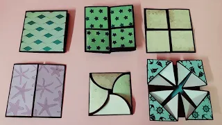 6 different cards tutorial for scrapbook | cards ideas for scrapbook | by crafteholic