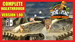 NEW JOE AND MAC CAVEMAN NINJA SWITCH - COMPLETE WALKTHROUGH 1.00