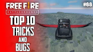 Top 10 New Tricks In Free Fire | New Bug/Glitches In Garena Free Fire #88