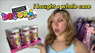 Unboxing an ENTIRE CASE of the brand new Decora Girlz Sticker ‘N Style Surprise Dolls!!