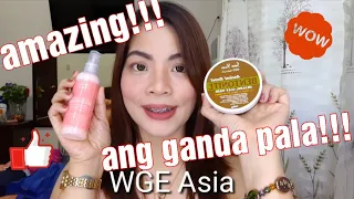 WGE Asia Bentonite Healing Clay Mask and Leave On Conditioner Review! Effective!!!