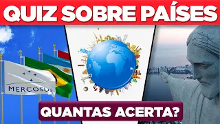 🇧🇷 🌎VOCÊ SABE MUITO SOBRE PAÍSES SE ACERTAR ESSAS PERGUNTAS | O Incrível Zé | QUIZ GEOGRAFIA 🧠🗺️