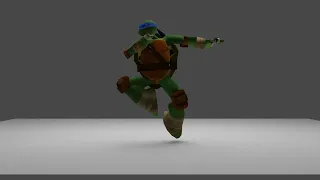 TMNT 2012 CGI YanStudio (Test animation #3)