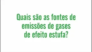 #EntreNoClima 05 - Quais são as fontes de emissões de gases de efeito estufa?