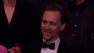 "Tom Hiddleston is in the house" - Tom Hiddleston introduced by Rebel Wilson at the BAFTA Awards