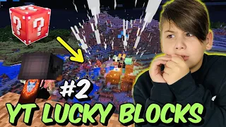 Youtubers Lucky Blocks μας κατέστρεψαν τα πάντα Mods Minecraft Famous Games @LetsPlayKristina