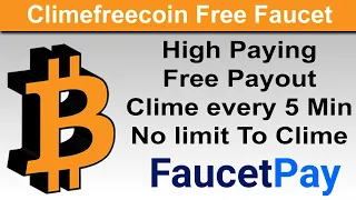 ClimeFreeCoin Bitcoin Earn 20 Sat Every 5 Minutes Instantly Payout