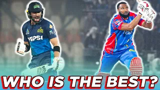 PSL 9 Showdown | Iftikhar Ahmed vs Kieron Pollard | Ultimate Six Hitting Battle! | HBL PSL 9 | M2A1A