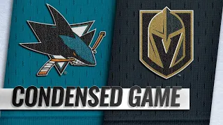 01/10/19 Condensed Game: Sharks @ Golden Knights