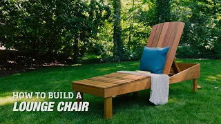 How to Build a DIY Lounge Chair