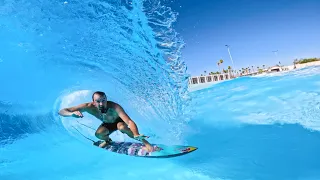 BEST WAVE POOL I EVER SURFED | CALIFORNIA
