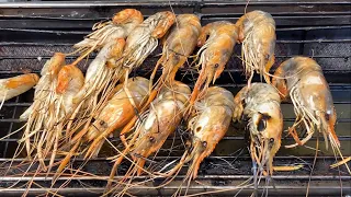 너무 맛있다! 매일 먹고 싶은 태국 새우구이! / So delicious! Thai grilled shrimp that you want to eat every day!