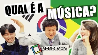 Coreanos cantando em português! ft. Monorama