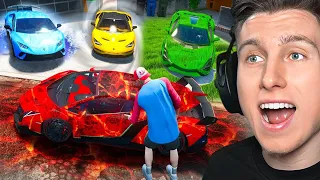 24 STUNDEN alle HACKER AUTOS KLAUEN in GTA 5!