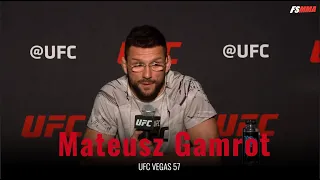 Mateusz Gamrot UFC Vegas 57 full media day interview