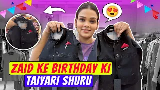 ZAID KE BIRTHDAY KI TAIYARI SHURU | FAMILY FITNESS