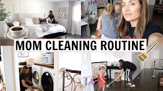 Stay at Home Mom Clean With Me 2020 | Daily Routine at Home | Kendra Atkins