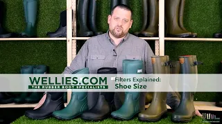 Wellies.com Filters - Shoe Size