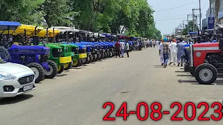 Fatehabad tractor mandi live sales | tractor for sales | 24-8-23 | Haryana tractor mandi live sales