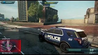 Need for Speed Most Wanted 2012 - Ford Explorer Police Interceptor - Heat lvl 6 Police Pursuit