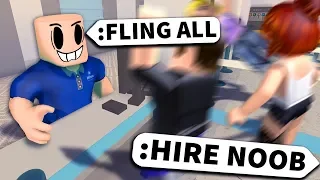 I used Roblox ADMIN to give NOOBS a JOB