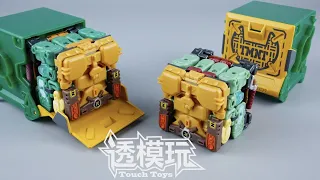 【SwiftTransform】Ninja Turtles Truck!? Machine Cube 52TOYS TEENAGE MUTANT NINJA TURTLES MEGABOX 万能匣速变