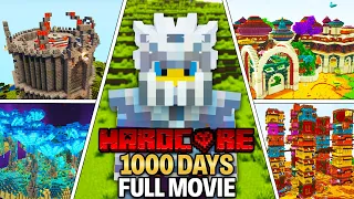 I Survived 1,000 Days in HARDCORE MODDED MINECRAFT! (FULL MOVIE)