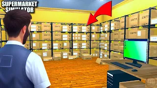 Full Storage Upgrades and New Products | Supermarket Simulator Gameplay | E14