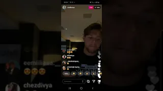 Niall playing Put A Little Love On Me on Instagram live!!