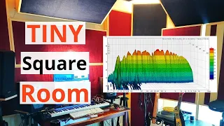 DIY Home Studio Treatment: Controlling the bass in a tiny square room (measurements)