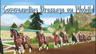 Star Stable My First Time Commanding Dressage ON MOBILE! 📱 Dandelion Dressage Lesson