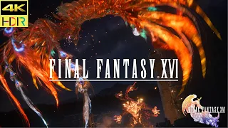 Phoenix VS Eikon gf Fire(Ifrit) |4K HDR | No Damage - Final Fantasy XVI