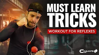 Boxing Reflex Ball must learn tricks! Boxing workout for reflexes