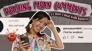 how i stay unbothered by haters (+ reading MEAN comments!) | Glowing Up Ep 25