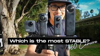 Stabilization? Insta360 1-inch 360 vs. One X2 vs. GoPro MAX vs. Qoocam 8K in 30 SECOND!