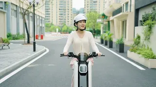 Keren SRT 3 electric moped, unique appearance