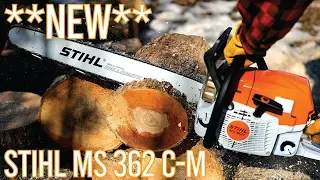 NEW Stihl MS 362 C-M with M-Tronic Engine Management Technology