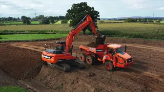 Muck Shifting Courtesy of Knights Construction