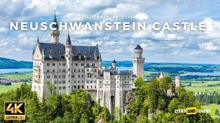 Neuschwanstein Castle, Germany 🇩🇪 in 4K Video by Drone ULTRA HD - Flying over Neuschwanstein Castle