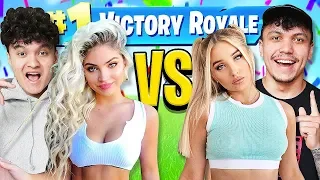 FaZe Jarvis & EX Girlfriend Vs FaZe Kay & Girlfriend (Fortnite 1v1)