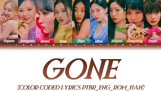 TWICE - Gone (Color Coded Lyrics Ptbr_Eng_Rom_Han)