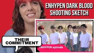 [EPISODE] #ENHYPEN ‘DARK BLOOD’ Concept Trailer Shoot Sketch | REACTION