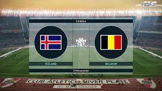 PES 2019 | Iceland vs Belgium | Hazard, Lukaku Amazing Goals | Gameplay PC