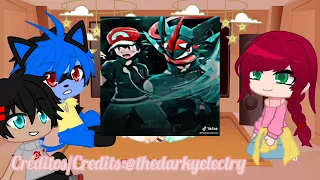 ✨Pokémon viaje reacciona a Greninja Ash✨/✨Pokémon Journeys react to Greninja Ash✨//⚠️Not ship⚠️//