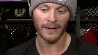 Chris Wagner Reacts After Bruins' Win Over Sharks